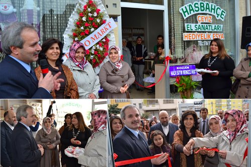 KOSGEB destekli ilk işyeri Kozan’da açıldı Küçük Görseli