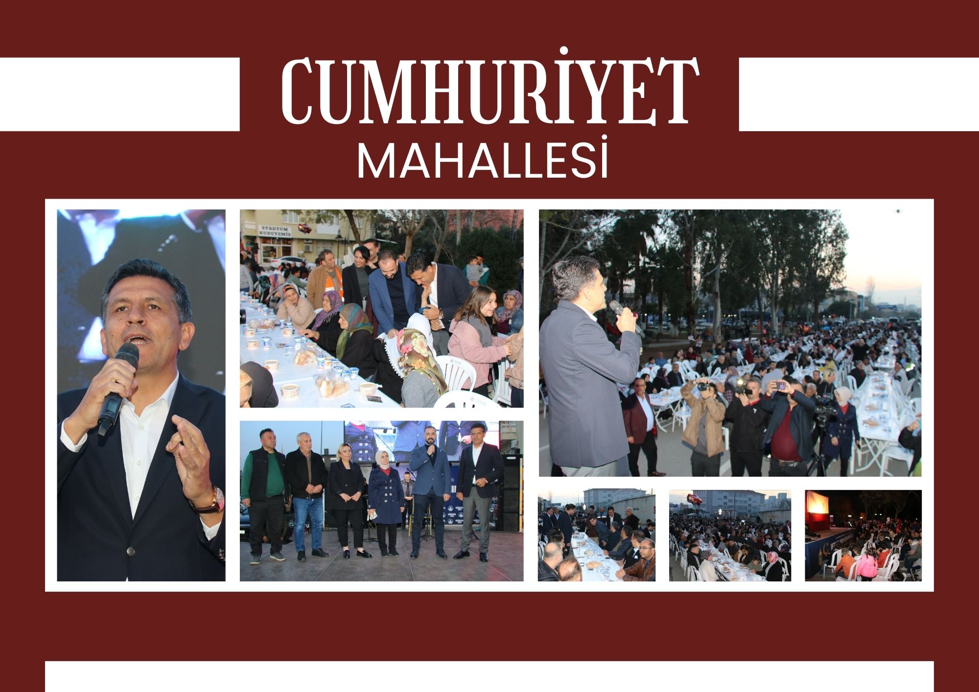 VATANDAŞLARIMIZ CUMHURİYET MAHALLEMİZDE İFTARDA BULUŞTUK