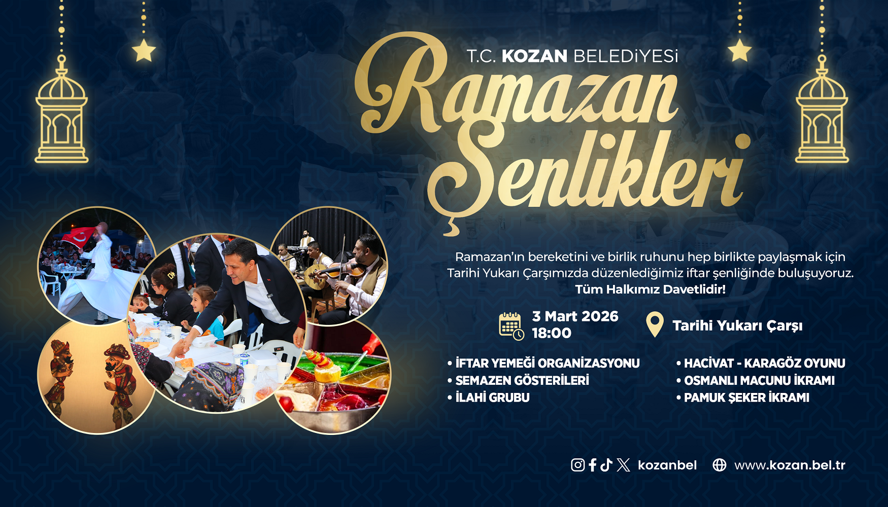 RAMAZAN ŞENLİĞİMİZDE BULUŞUYORUZ