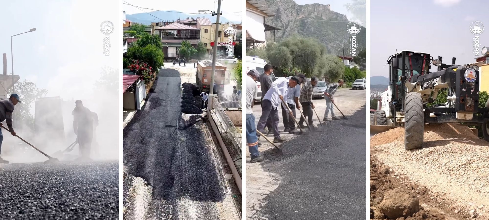 YOL YAPIM ÇALIŞMALARIMIZ ARALIKSIZ DEVAM EDİYOR!