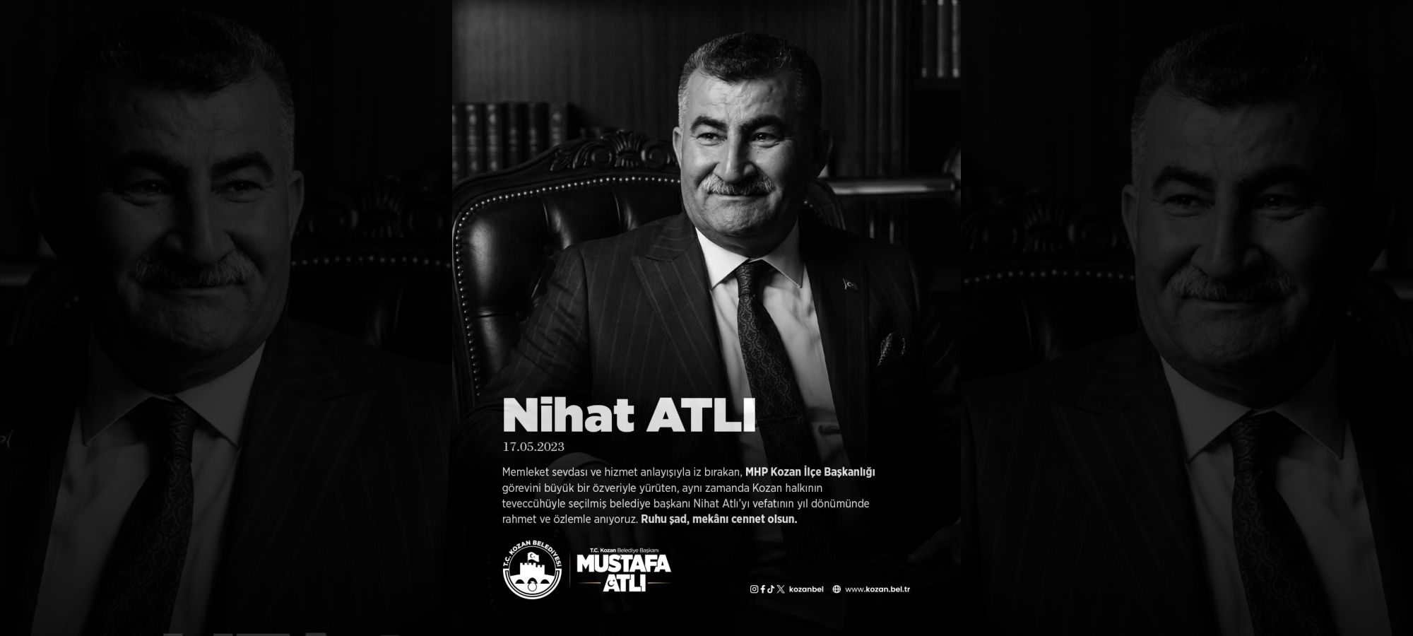 MERHUM NİHAT ATLI'YI RAHMET VE ÖZLEMLE ANIYORUZ