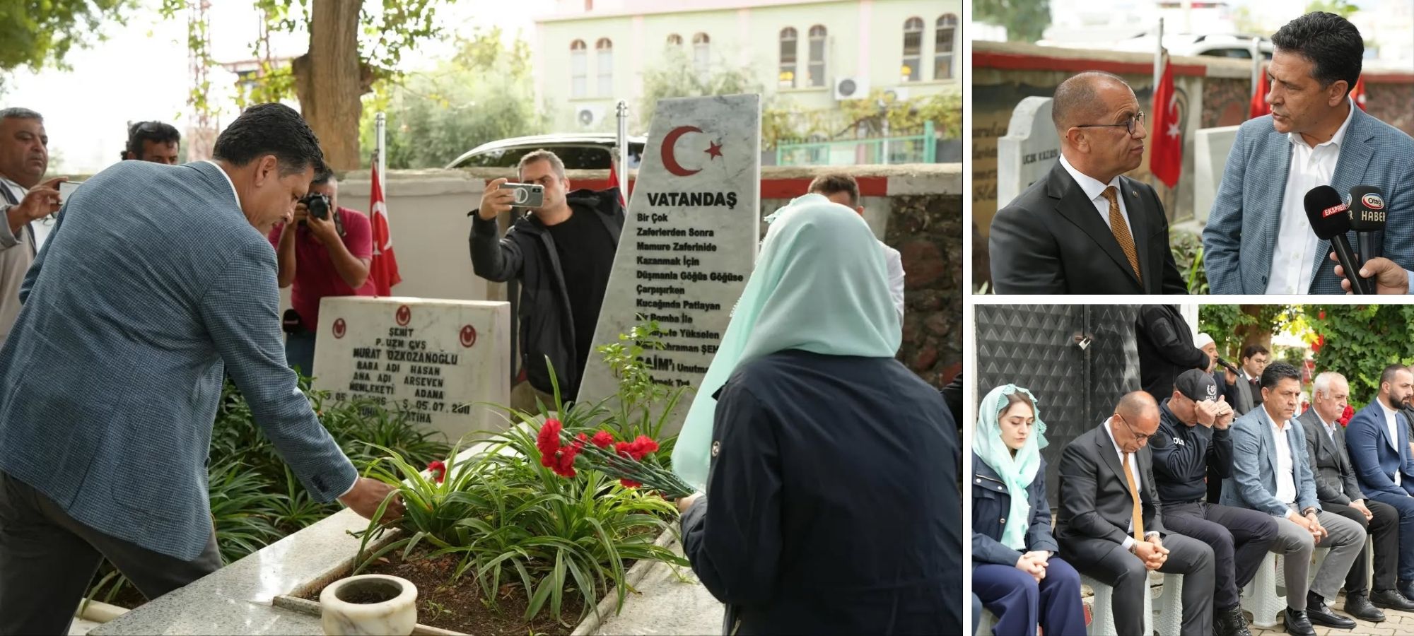 ŞEHİT KAYMAKAM SAİMBEY'İ KABRİ BAŞINDA ANDIK