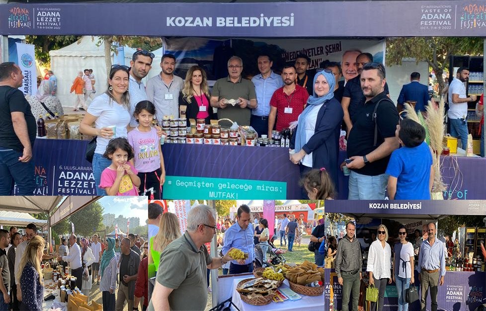 Kozan’ın tescilli yöresel lezzetleri Adana Festivaline damga vurdu