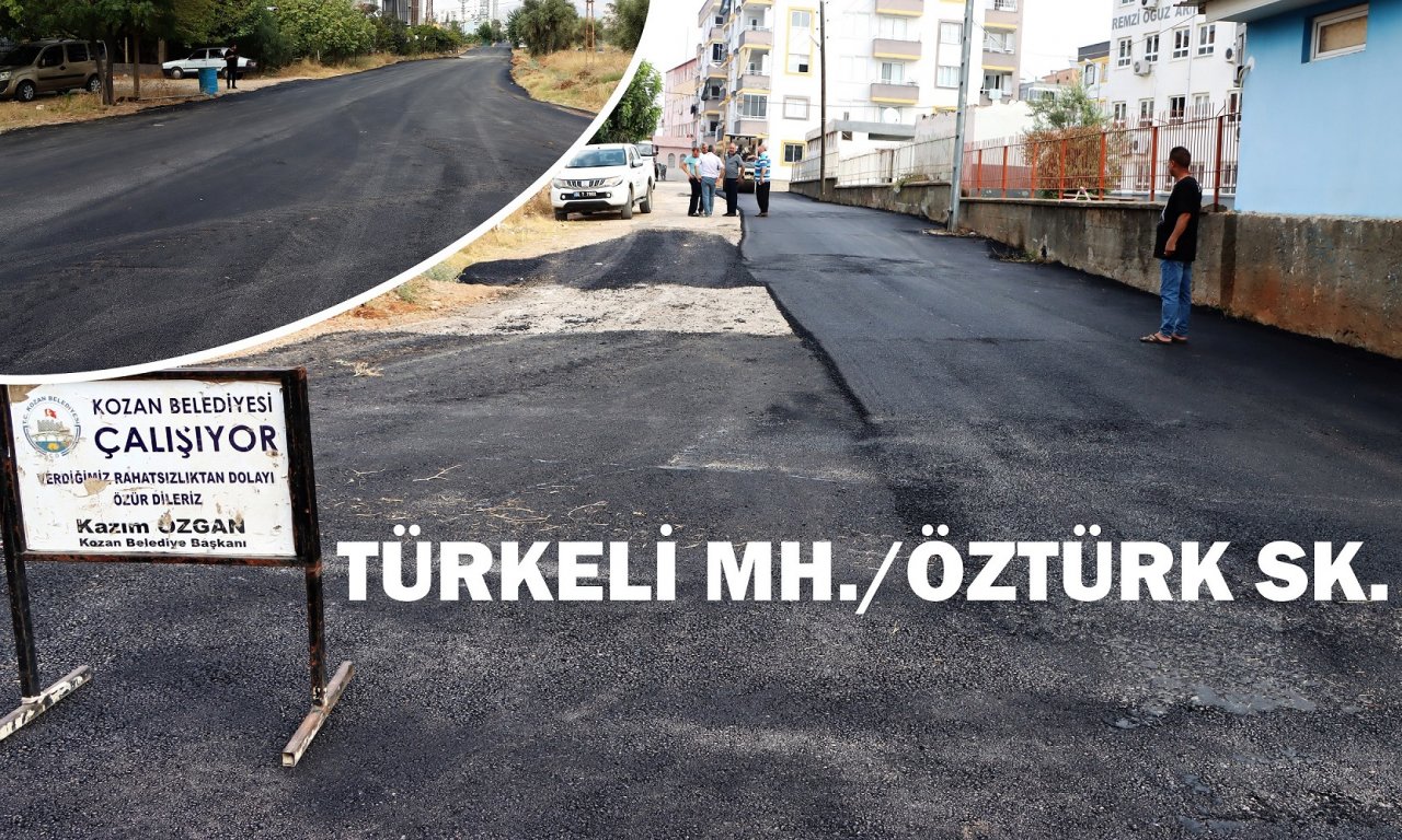 TÜRKELİ MAHALLEMİZDE ASFALTISIZ SOKAK KALMAYACAK