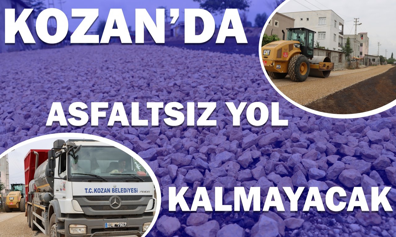 TOPRAK YOLLAR ASFALTLA KAPLANDI