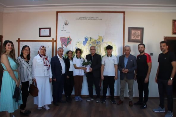 Kozan Ortaokulundan Başkanımıza Ziyaret