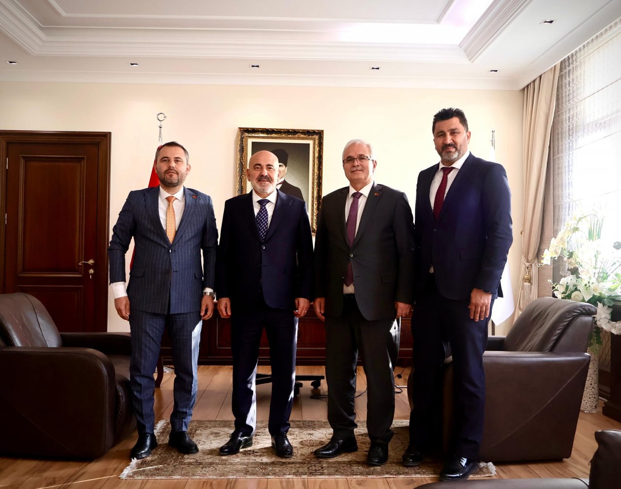 İÇİŞLERİ BAKAN YARDIMCIMIZ SAĞLAM’I ZİYARET ETTİK