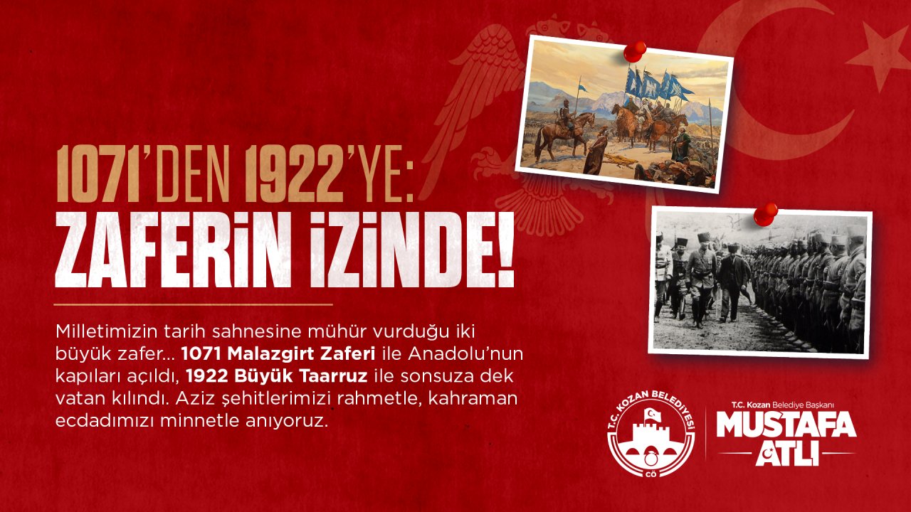 ZAFERİN İZİNDE!